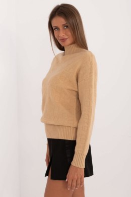 Sweter Damski Model AT-SW-2339.54 Light Camel - AT AT