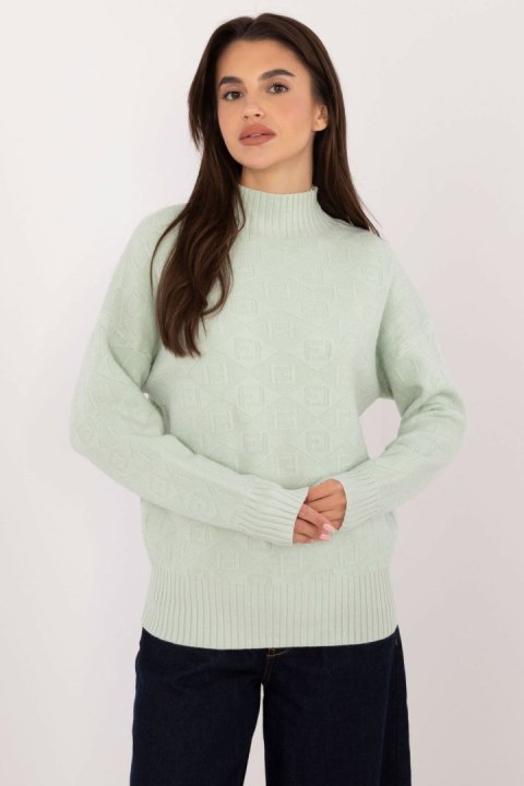 Sweter Damski Model AT-SW-2339.54 Mint - AT AT Sweter Damski Model AT-SW-2339.54 Mint - AT AT