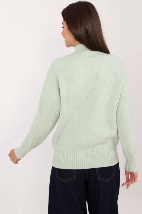 Sweter Damski Model AT-SW-2339.54 Mint - AT AT Sweter Damski Model AT-SW-2339.54 Mint - AT AT