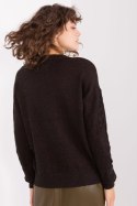 Sweter Damski Model AT-SW-2340.22 Black - AT AT Sweter Damski Model AT-SW-2340.22 Black - AT AT