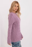 Sweter Damski Model AT-SW-2343.88 Violet - AT AT Sweter Damski Model AT-SW-2343.88 Violet - AT AT