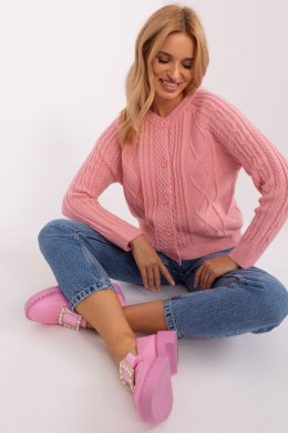 Sweter Damski Model AT-SW-2346-2.99P Light Pink - AT AT