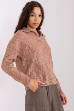 Sweter Damski Model AT-SW-2349-2.96 Brown - AT AT