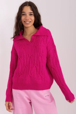 Sweter Damski Model AT-SW-2349-2.96 Fuksja - AT AT
