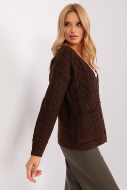 Sweter Damski Model AT-SW-2358.31 Dark Brown - AT AT