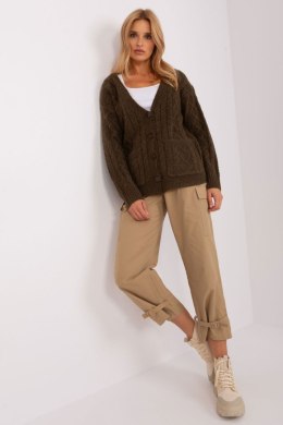 Sweter Damski Model AT-SW-2358.31 Khaki - AT AT