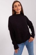 Sweter Damski Model AT-SW-2368.36X Black - AT AT Sweter Damski Model AT-SW-2368.36X Black - AT AT