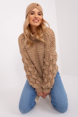 Sweter Damski Model AT-SW-2382.97P Beige - AT AT