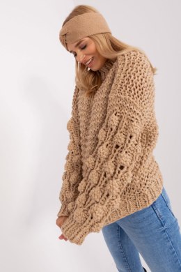 Sweter Damski Model AT-SW-2382.97P Beige - AT AT