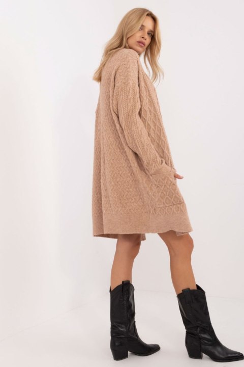 Sweter Kardigan Model AT-SW-2366.61 Camel - AT AT Sweter Kardigan Model AT-SW-2366.61 Camel - AT AT