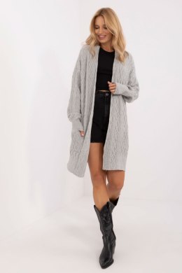 Sweter Kardigan Model AT-SW-2366.61 Grey - AT AT