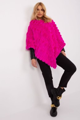 Sweter Ponczo Model AT-PN-2347.16 Fuksja - AT AT