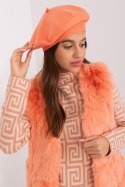 Beret Model AT-CZ-231305.85P Brzoskwinia - AT AT