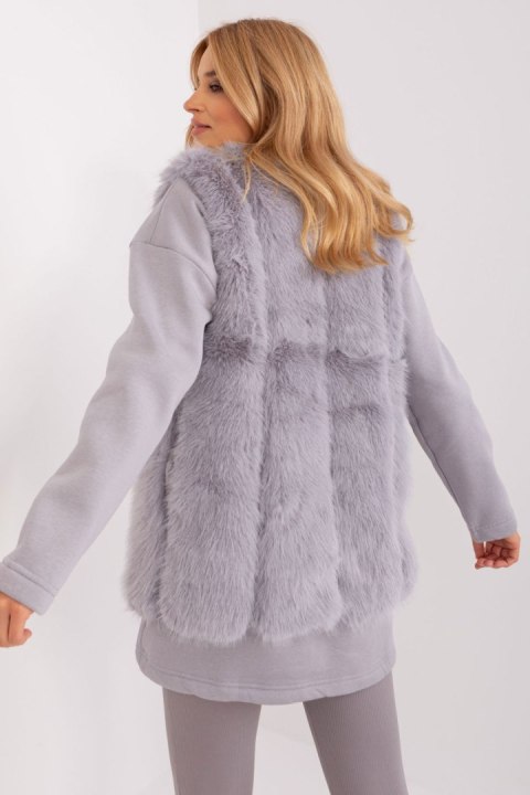 Kamizelka Model AT-KZ-2368.00P Grey - AT AT Kamizelka Model AT-KZ-2368.00P Grey - AT AT