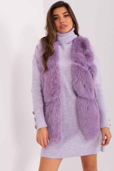 Kamizelka Model AT-KZ-2375.00P Light Violet - AT AT Kamizelka Model AT-KZ-2375.00P Light Violet - AT AT