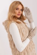 Rękawiczki Model AT-RK-239501.10 Beige - AT AT Rękawiczki Model AT-RK-239501.10 Beige - AT AT