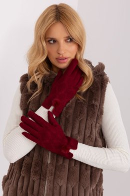 Rękawiczki Model AT-RK-239506.98 Bordo - AT AT