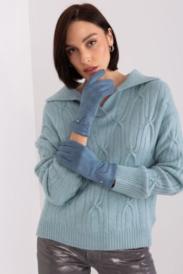 Rękawiczki Model AT-RK-239507.94P Grey/Blue - AT AT