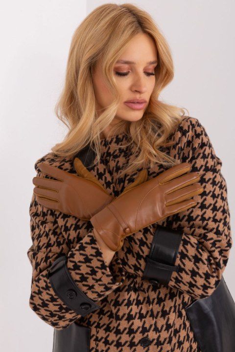 Rękawiczki Model AT-RK-239802.28 Light Brown - AT AT Rękawiczki Model AT-RK-239802.28 Light Brown - AT AT