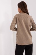 Sweter Damski Model AT-SW-2326.37X Dark Beige - AT AT Sweter Damski Model AT-SW-2326.37X Dark Beige - AT AT