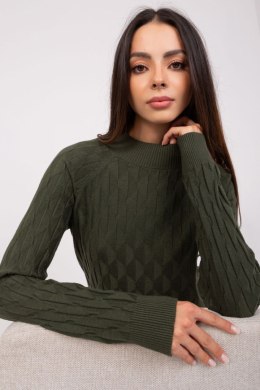 Sweter Damski Model AT-SW-2326.37X Khaki - AT AT
