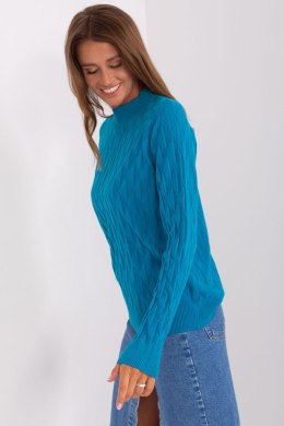 Sweter Damski Model AT-SW-2326.37X Turkus - AT AT