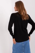 Sweter Damski Model AT-SW-232901.25X Black - AT AT Sweter Damski Model AT-SW-232901.25X Black - AT AT
