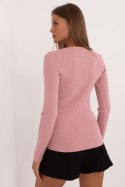 Sweter Damski Model AT-SW-2332-2.65 Dark Pink - AT AT Sweter Damski Model AT-SW-2332-2.65 Dark Pink - AT AT