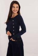 Sweter Damski Model AT-SW-2332-2.65 Navy - AT AT Sweter Damski Model AT-SW-2332-2.65 Navy - AT AT