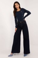 Sweter Damski Model AT-SW-2332-2.65 Navy - AT AT Sweter Damski Model AT-SW-2332-2.65 Navy - AT AT