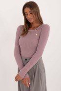 Sweter Damski Model AT-SW-2332-2.65 Violet - AT AT Sweter Damski Model AT-SW-2332-2.65 Violet - AT AT