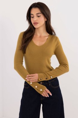 Sweter Damski Model AT-SW-2334.91 Oliwka - AT AT