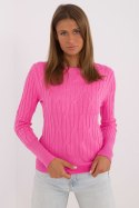 Sweter Damski Model AT-SW-2338-2.00 pink - AT AT Sweter Damski Model AT-SW-2338-2.00 pink - AT AT