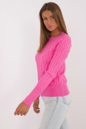 Sweter Damski Model AT-SW-2338-2.00 pink - AT AT Sweter Damski Model AT-SW-2338-2.00 pink - AT AT