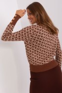 Sweter Damski Model AT-SW-2342.46P Brown - AT AT Sweter Damski Model AT-SW-2342.46P Brown - AT AT