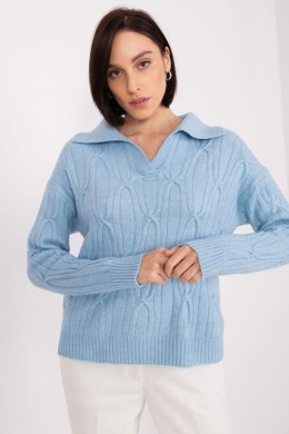 Sweter Damski Model AT-SW-2349-2.27 Light Blue - AT AT