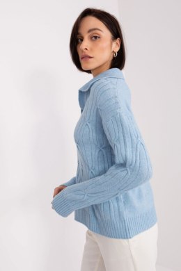 Sweter Damski Model AT-SW-2349-2.27 Light Blue - AT AT