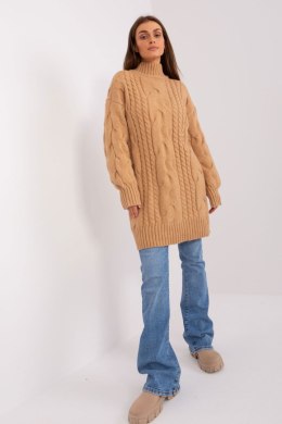 Sweter Damski Model AT-SW-2367-1.35P Camel - AT AT