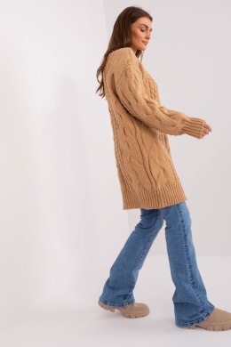 Sweter Damski Model AT-SW-2367-1.35P Camel - AT AT