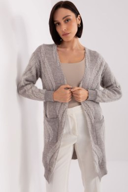 Sweter Kardigan Model AT-SW-234501.00P Grey - AT AT