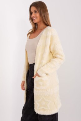 Sweter Kardigan Model AT-SW-234503.00P Light Beige - AT AT