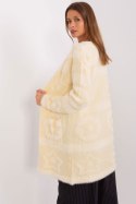 Sweter Kardigan Model AT-SW-234503.00P Light Beige - AT AT Sweter Kardigan Model AT-SW-234503.00P Light Beige - AT AT