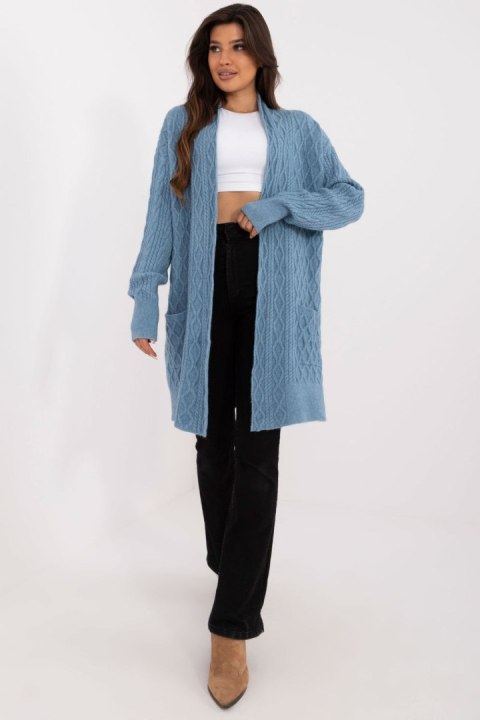 Sweter Kardigan Model AT-SW-2366.61 Blue - AT AT