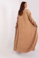 Sweter Kardigan Model AT-SW-2395.30 Camel - AT AT Sweter Kardigan Model AT-SW-2395.30 Camel - AT AT