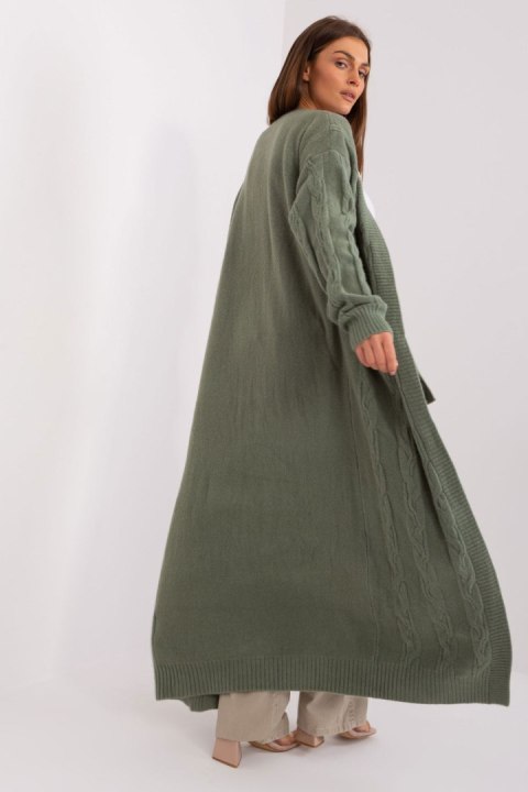 Sweter Kardigan Model AT-SW-2395.30 Khaki - AT AT Sweter Kardigan Model AT-SW-2395.30 Khaki - AT AT