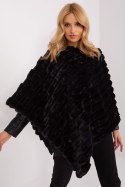 Sweter Ponczo Model AT-PN-2347.16 Black - AT AT Sweter Ponczo Model AT-PN-2347.16 Black - AT AT