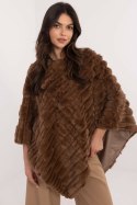 Sweter Ponczo Model AT-PN-2347.16 Brown - AT AT Sweter Ponczo Model AT-PN-2347.16 Brown - AT AT