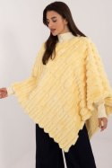 Sweter Ponczo Model AT-PN-2347.88 Light Yellow - AT AT Sweter Ponczo Model AT-PN-2347.88 Light Yellow - AT AT