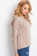 Bluzka Model RV-BZ-5121.23P Dark Beige - BFG BFG Bluzka Model RV-BZ-5121.23P Dark Beige - BFG BFG