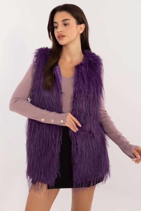 Kamizelka Model AT-KZ-2349-1.50 Dark Violet - AT AT Kamizelka Model AT-KZ-2349-1.50 Dark Violet - AT AT